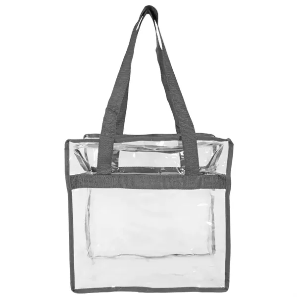 Newport Clear Zipper Tote: NFL & PGA compliant, spacious design, sturdy... from ASI 67557 LimeLight Ent / Limelight USA