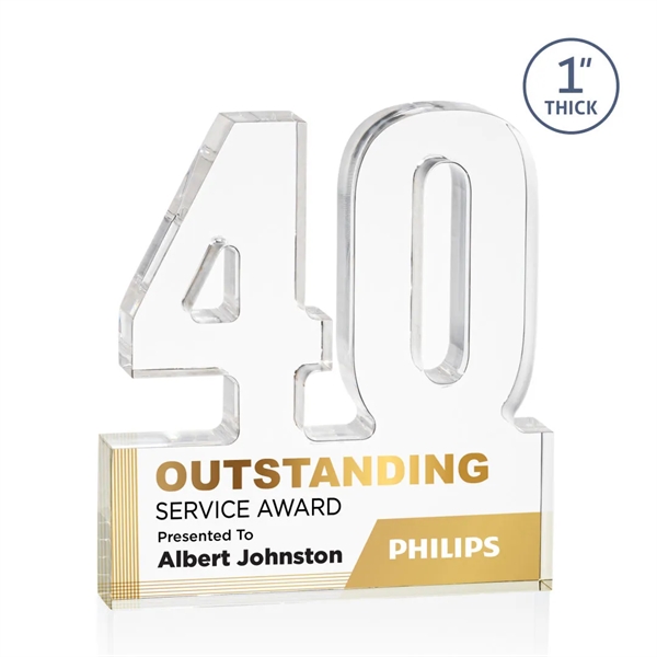 Recognize a milestone with the Astoria Acrylic VividPrint™ Awards. Featuring free-standing... from ASI 84592 St Regis Group / St Regis