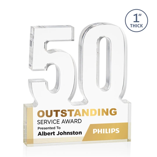 Recognize a milestone with the Astoria Acrylic VividPrint™ Awards. Featuring free-standing... from ASI 84592 St Regis Group / St Regis