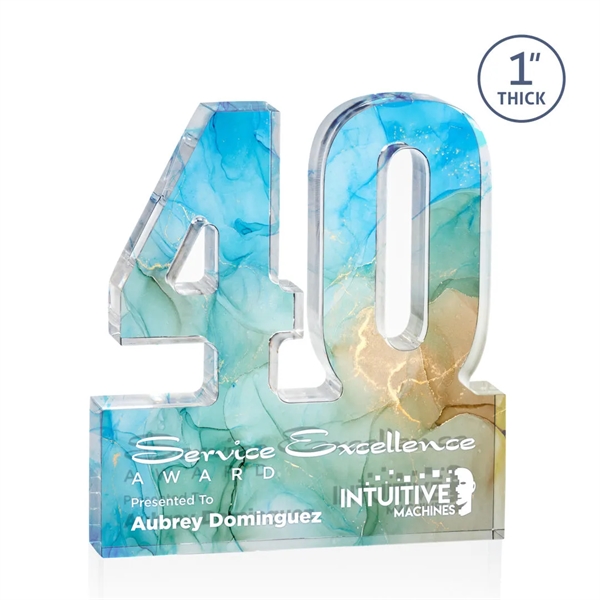 Recognize a milestone with the Astoria Acrylic VividPrint™ Awards. Featuring free-standing... from ASI 84592 St Regis Group / St Regis