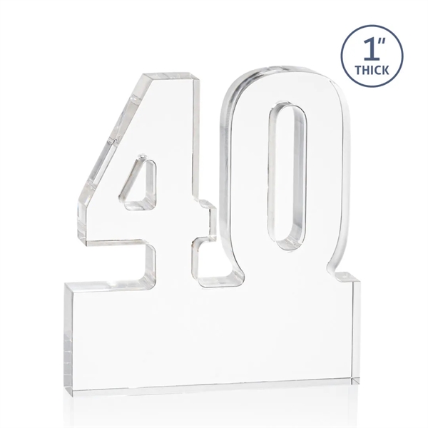 Recognize a major milestone with the Astoria Acrylic Awards. Featuring free-standing... from ASI 84592 St Regis Group / St Regis