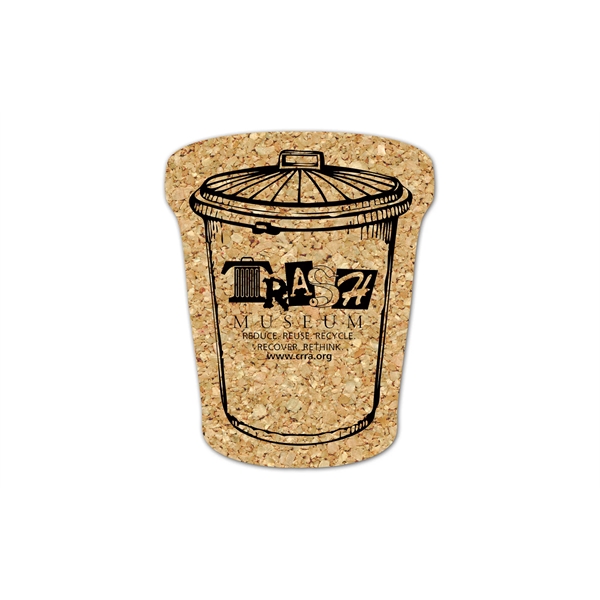Trash Can Cork Coaster... from ASI 35730 Americanna Co