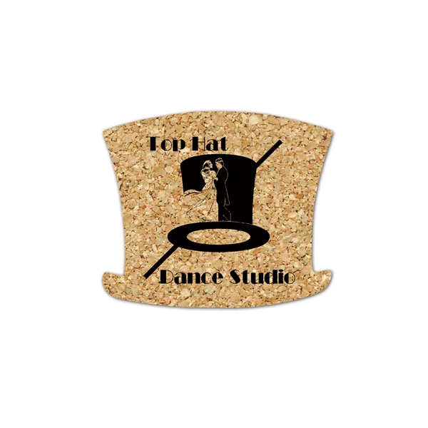 Jumbo top hat shape cork coaster.... from ASI 35730 Americanna Co