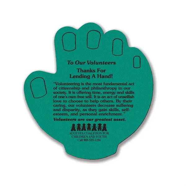 The Lend A Hand Jar Opener praises volunteers, honoring those who... from ASI 38980 Bay State Specialty Co