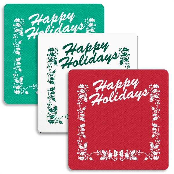 Happy Holidays Stock Jar Opener offers billboard-sized imprints.... from ASI 38980 Bay State Specialty Co