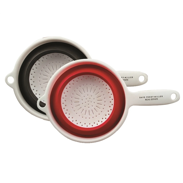 Silicone strainer is collapsible with a 38 oz. capacity.... from ASI 38980 Bay State Specialty Co