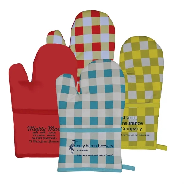 This pocket oven mitt has colors to compliment every kitchen.... from ASI 38980 Bay State Specialty Co