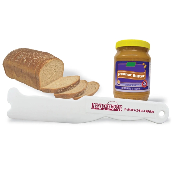 This spreader/spatula is designed for every shape jar.... from ASI 38980 Bay State Specialty Co