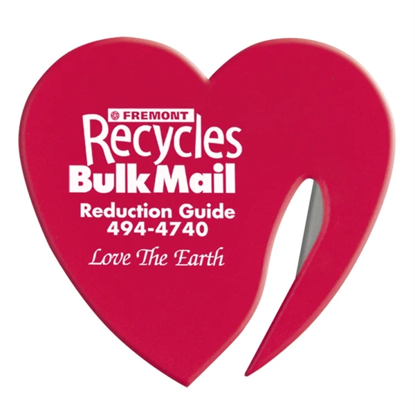 This heart shaped letter opener puts some heart into your advertising.... from ASI 38980 Bay State Specialty Co