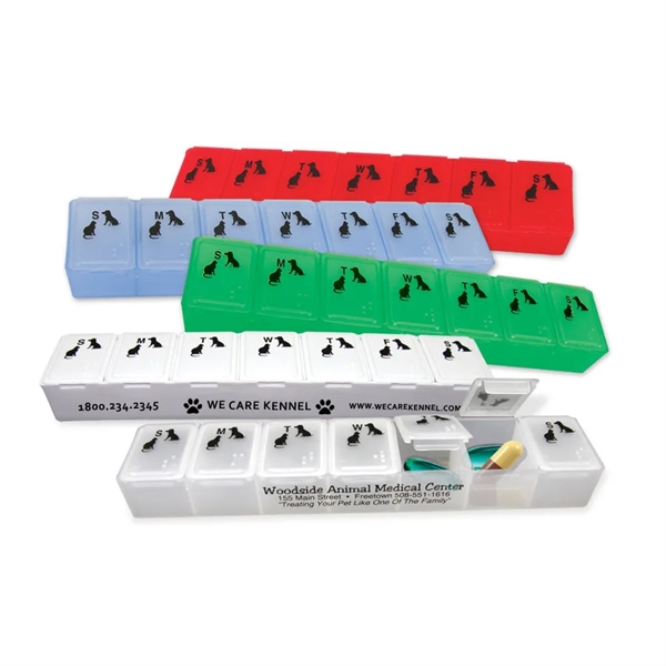 Provide special attention for your pet with this seven-compartment pill container.... from ASI 38980 Bay State Specialty Co