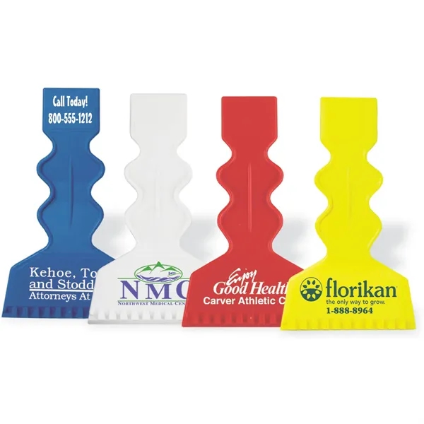 Ice scraper made of rugged plastic with contoured handle.... from ASI 38980 Bay State Specialty Co