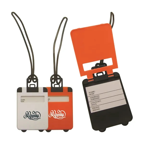 Let your logo travel with the Folding Luggage Tag.... from ASI 38980 Bay State Specialty Co