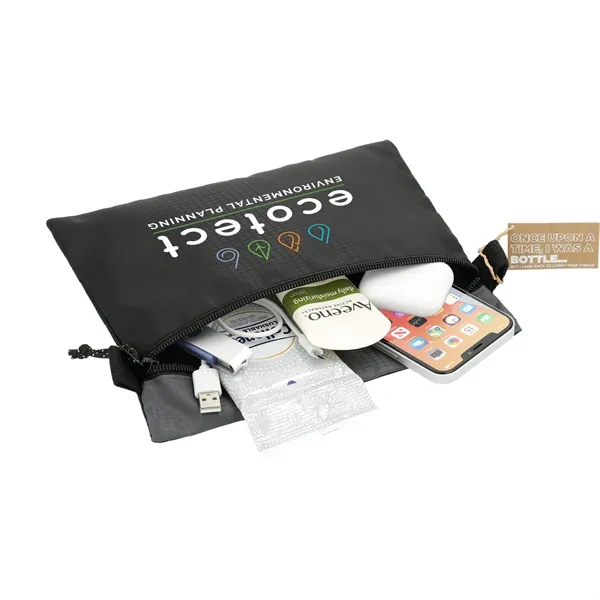 Zippered pouch made of recycled material.... from ASI 66887 PCNA / Leeds