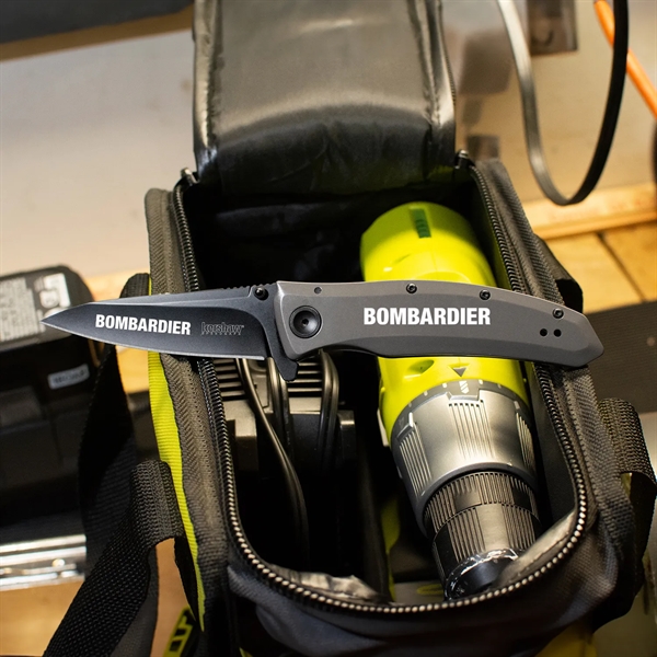 Kershaw Pocket Knife with a Tactical vibe, dark good looks. Blade... from ASI 46170 Compass Industries Inc