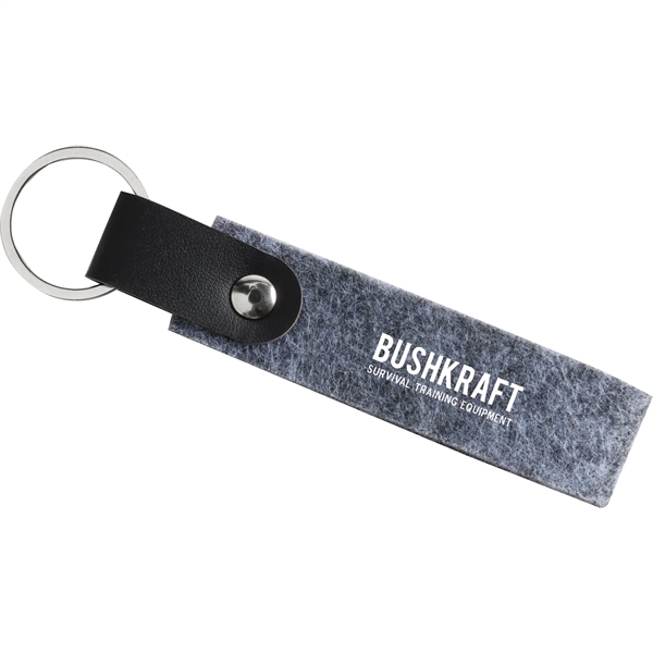 The Goods Recycled Felt Keychain... from ASI 66887 PCNA / Bullet