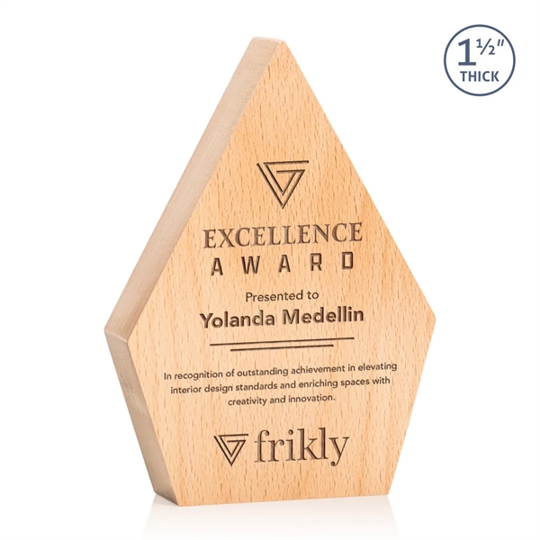 Whether celebrating professional milestones, or outstanding achievements, the 1.5" thick Leeds... from ASI 84592 St Regis Group / St Regis