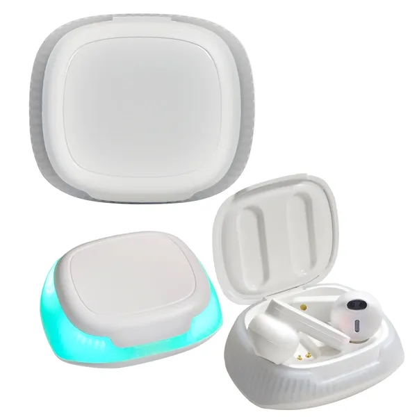 Light Up Dock Wireless Ear Buds... from ASI 30208 A P Specialties