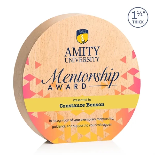 The 1.5" thick wooden freestanding Westgrove VividPrint™ Award is a contemporary... from ASI 84592 St Regis Group / St Regis