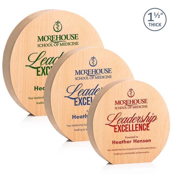 The **1.5" thick** wooden freestanding Westgrove Award is a contemporary and... from ASI 84592 St Regis Group / St Regis