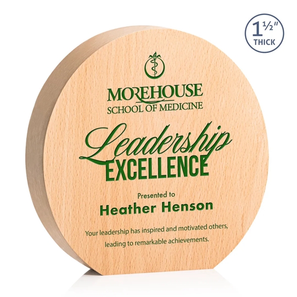 The **1.5" thick** wooden freestanding Westgrove Award is a contemporary and... from ASI 84592 St Regis Group / St Regis