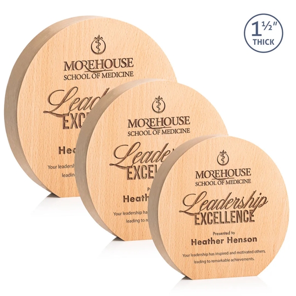 The **1.5" thick** freestanding Beechwood Westgrove Award is a contemporary and... from ASI 84592 St Regis Group / St Regis