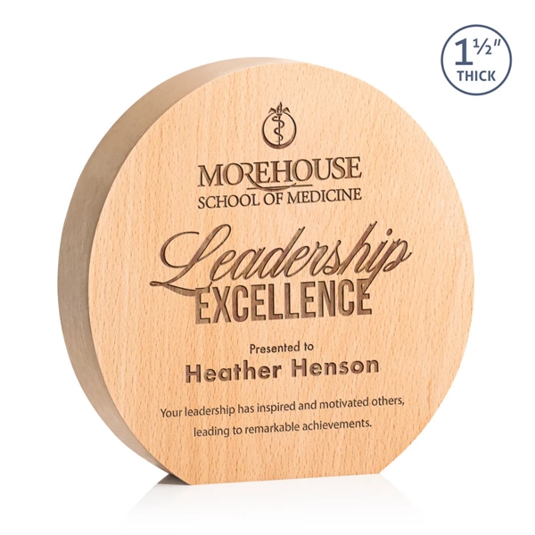 The **1.5" thick** freestanding Beechwood Westgrove Award is a contemporary and... from ASI 84592 St Regis Group / St Regis