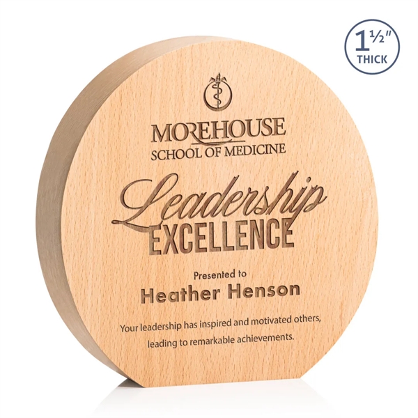 The **1.5" thick** freestanding Beechwood Westgrove Award is a contemporary and... from ASI 84592 St Regis Group / St Regis