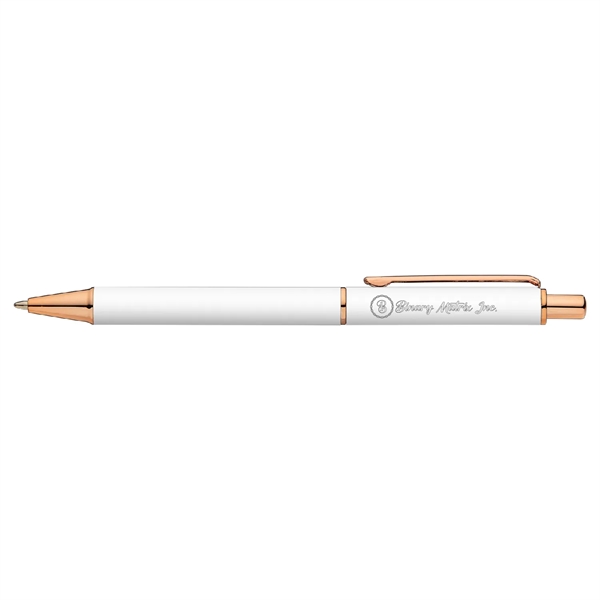 Harmony SoftTouch Rose Gold Pen, a chic and superior writing instrument... from ASI 62088 IDProductsource