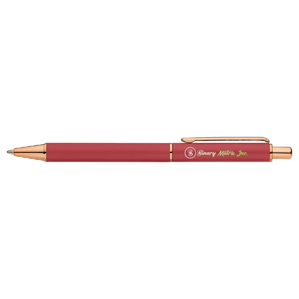 Harmony SoftTouch Rose Gold Pen, a chic and superior writing instrument... from ASI 62088 IDProductsource