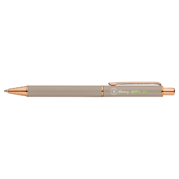 Harmony SoftTouch Rose Gold Pen, a chic and superior writing instrument... from ASI 62088 IDProductsource
