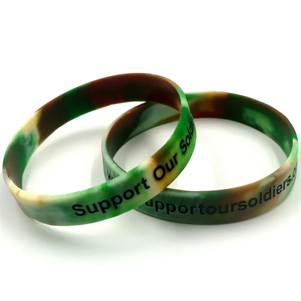 Available in a variety of colors and sizes, these silicone bracelets... from ASI 61966 HPG / BCG Creations HPG Gold