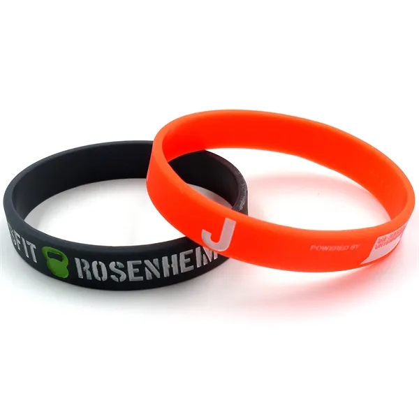Available in a variety of colors and sizes, these silicone bracelets... from ASI 61966 HPG / BCG Creations HPG Gold