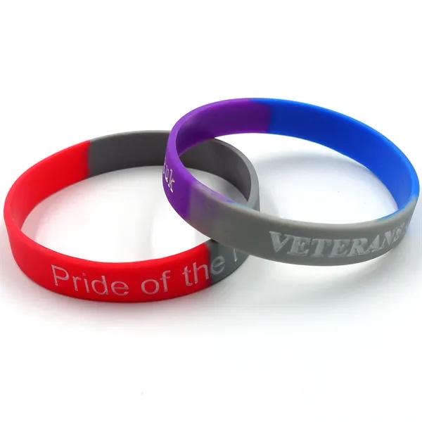Available in a variety of colors and sizes, these silicone bracelets... from ASI 61966 HPG / BCG Creations HPG Gold