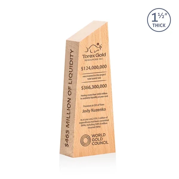 The **1.5" thick** freestanding beechwood Nottinghill Award conveys a sense of... from ASI 84592 St Regis Group / St Regis