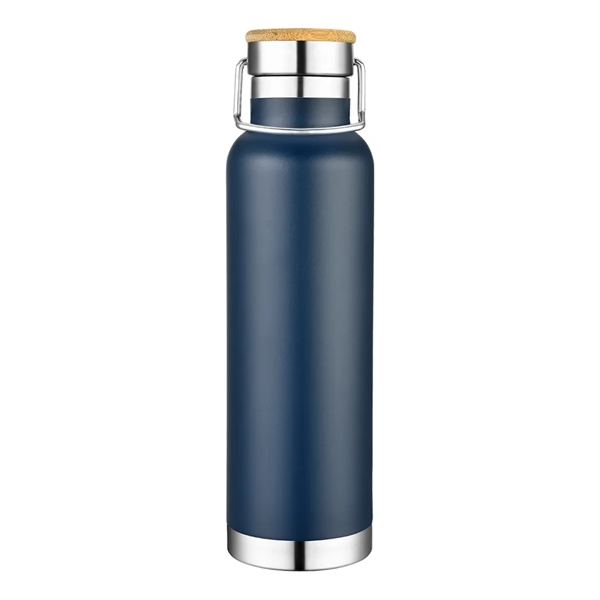 22 oz Wood Lid Stainless Steel Water Bottle... from ASI 31517 Admart Products