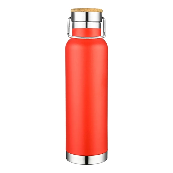 22 oz Wood Lid Stainless Steel Water Bottle... from ASI 31517 Admart Products