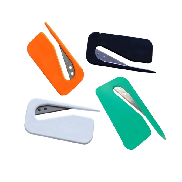 Rectangle letter opener envelope cutter plus 1 color silkscreen imprint on... from ASI 37218 Athena Promo (tm)