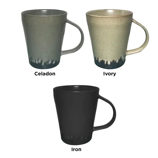 15 oz. Colored Porcelain Tapered Mug. Interior & Exterior with Reactive... from ASI 44900 NC Custom (CI/Lanco) / ACE USA