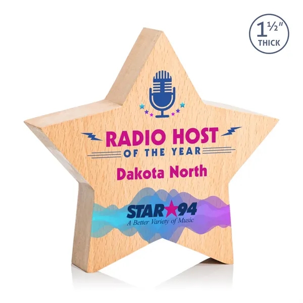 The **1 1/2" thick** freestanding Rothwell VividPrint™ Award features a captivating... from ASI 84592 St Regis Group / St Regis