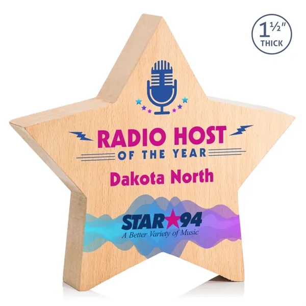 The **1 1/2" thick** freestanding Rothwell VividPrint™ Award features a captivating... from ASI 84592 St Regis Group / St Regis