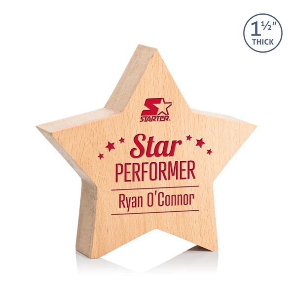 The **1 1/2" thick** freestanding Rothwell Award features a captivating star... from ASI 84592 St Regis Group / St Regis