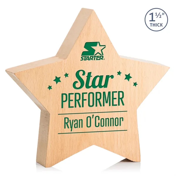 The **1 1/2" thick** freestanding Rothwell Award features a captivating star... from ASI 84592 St Regis Group / St Regis