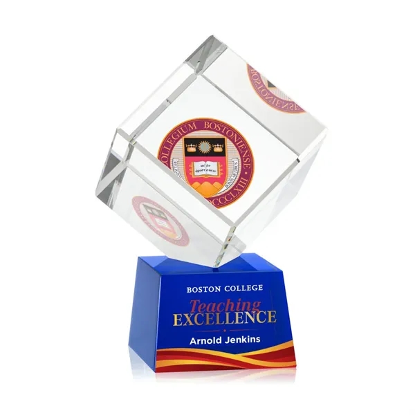 The Burrill VividPrint™ Award on Base is a perfectly polished cube... from ASI 84592 St Regis Group / St Regis