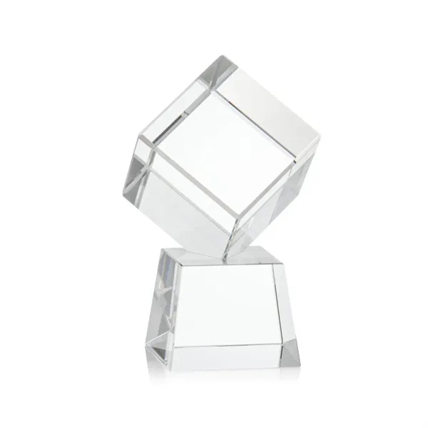 The Burrill VividPrint™ Award on Base is a perfectly polished cube... from ASI 84592 St Regis Group / St Regis