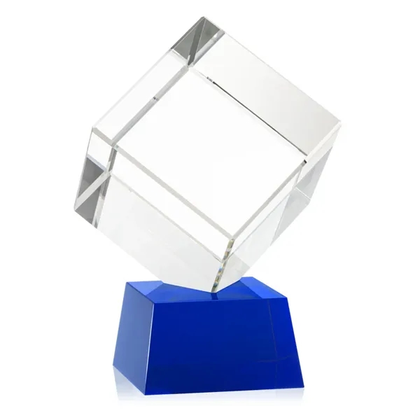The Burrill VividPrint™ Award on Base is a perfectly polished cube... from ASI 84592 St Regis Group / St Regis