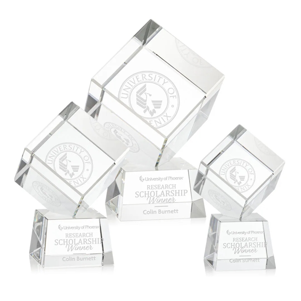 The Burrill Award on Base is a perfectly polished cube made... from ASI 84592 St Regis Group / St Regis
