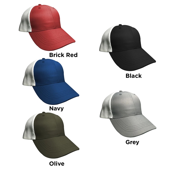 Structured, 6-Panel Cap. Honeycomb Mesh Back Panels. Snap Back Closure.... from ASI 44900 NC Custom (CI/Lanco) / ACE USA