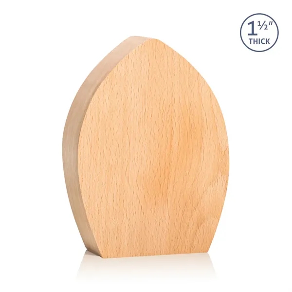 The **1.5" thick** freestanding Silverstone Award is a unique beechwood award... from ASI 84592 St Regis Group / St Regis