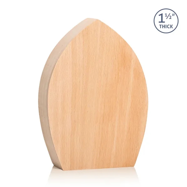 The **1.5" thick** freestanding Silverstone Award is a unique beechwood award... from ASI 84592 St Regis Group / St Regis