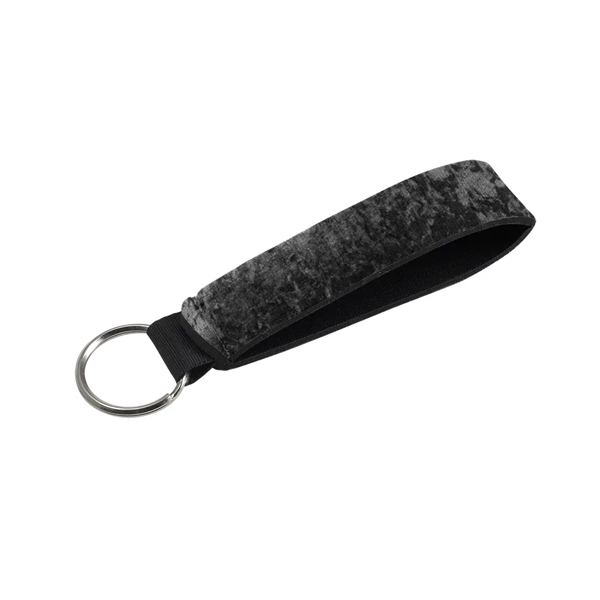 5"W x 0.875"H velvet neoprene wrist strap with key holder.... from ASI 74710 Numo / NUMO